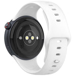 Cinturino per orologio in silicone tinta unita con fibbia argentata xDfind, For vivo Watch 5