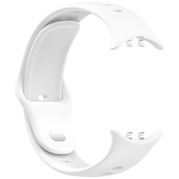 Cinturino per orologio in silicone tinta unita con fibbia argentata xDfind, For vivo Watch 5
