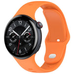Cinturino per orologio in silicone tinta unita con fibbia argentata xDfind, For vivo Watch 5