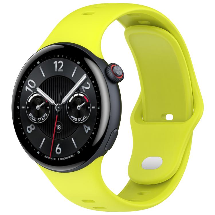 Cinturino per orologio in silicone tinta unita con fibbia argentata xDfind, For vivo Watch 5
