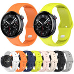 Cinturino per orologio in silicone tinta unita con fibbia argentata xDfind, For vivo Watch 5