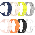 Cinturino per orologio in silicone tinta unita con fibbia argentata xDfind, For vivo Watch 5