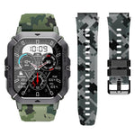 Cinturino per orologio in silicone mimetico xDfind, 22mm