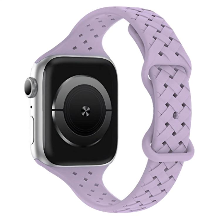 Cinturino per orologio in silicone intrecciato con fibbia a farfalla xDfind, For Apple Watch 42 / 44 / 45 / 46 / 49mm, For Apple Watch 38 / 40 / 41 / S10 42mm