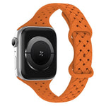 Cinturino per orologio in silicone intrecciato con fibbia a farfalla xDfind, For Apple Watch 42 / 44 / 45 / 46 / 49mm, For Apple Watch 38 / 40 / 41 / S10 42mm