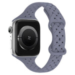 Cinturino per orologio in silicone intrecciato con fibbia a farfalla xDfind, For Apple Watch 42 / 44 / 45 / 46 / 49mm, For Apple Watch 38 / 40 / 41 / S10 42mm