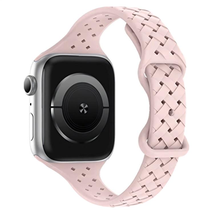 Cinturino per orologio in silicone intrecciato con fibbia a farfalla xDfind, For Apple Watch 42 / 44 / 45 / 46 / 49mm, For Apple Watch 38 / 40 / 41 / S10 42mm