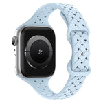 Cinturino per orologio in silicone intrecciato con fibbia a farfalla xDfind, For Apple Watch 42 / 44 / 45 / 46 / 49mm, For Apple Watch 38 / 40 / 41 / S10 42mm