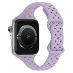 Cinturino per orologio in silicone intrecciato con fibbia a farfalla xDfind, For Apple Watch 42 / 44 / 45 / 46 / 49mm, For Apple Watch 38 / 40 / 41 / S10 42mm
