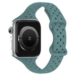 Cinturino per orologio in silicone intrecciato con fibbia a farfalla xDfind, For Apple Watch 42 / 44 / 45 / 46 / 49mm, For Apple Watch 38 / 40 / 41 / S10 42mm