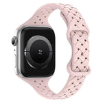 Cinturino per orologio in silicone intrecciato con fibbia a farfalla xDfind, For Apple Watch 42 / 44 / 45 / 46 / 49mm, For Apple Watch 38 / 40 / 41 / S10 42mm