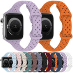 Cinturino per orologio in silicone intrecciato con fibbia a farfalla xDfind, For Apple Watch 42 / 44 / 45 / 46 / 49mm, For Apple Watch 38 / 40 / 41 / S10 42mm