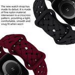 Cinturino per orologio in silicone intrecciato con fibbia a farfalla xDfind, For Apple Watch 42 / 44 / 45 / 46 / 49mm, For Apple Watch 38 / 40 / 41 / S10 42mm