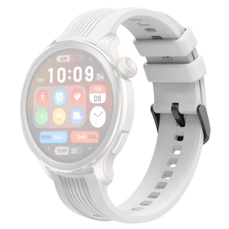 Cinturino per orologio in silicone con fibbia nera xDfind, For Amazfit Balance