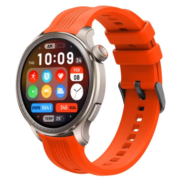 Cinturino per orologio in silicone con fibbia nera xDfind, For Amazfit Balance