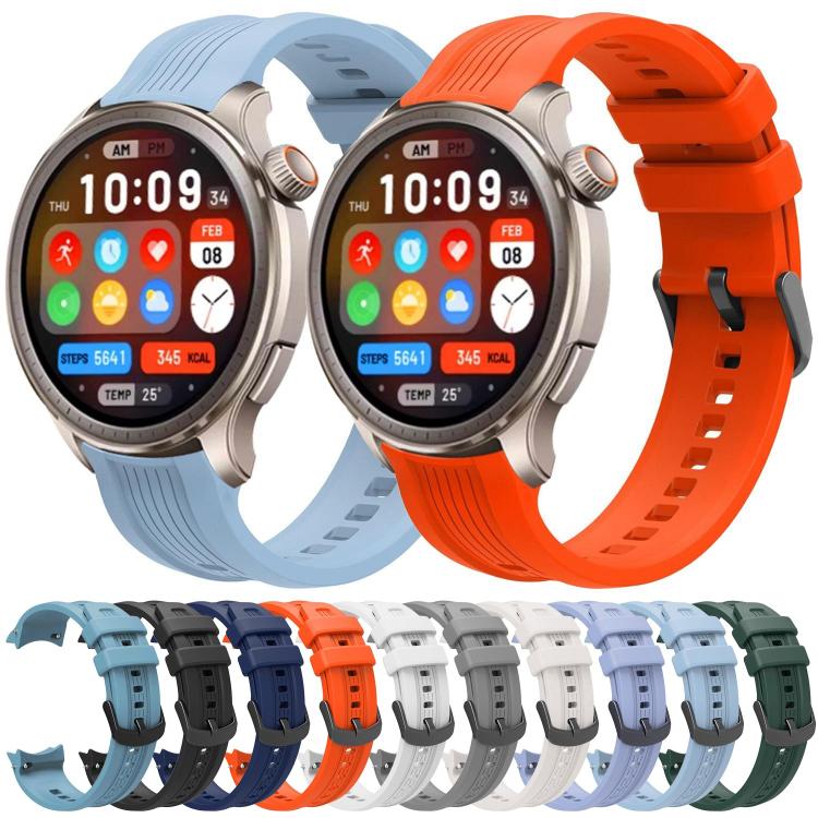 Cinturino per orologio in silicone con fibbia nera xDfind, For Amazfit Balance