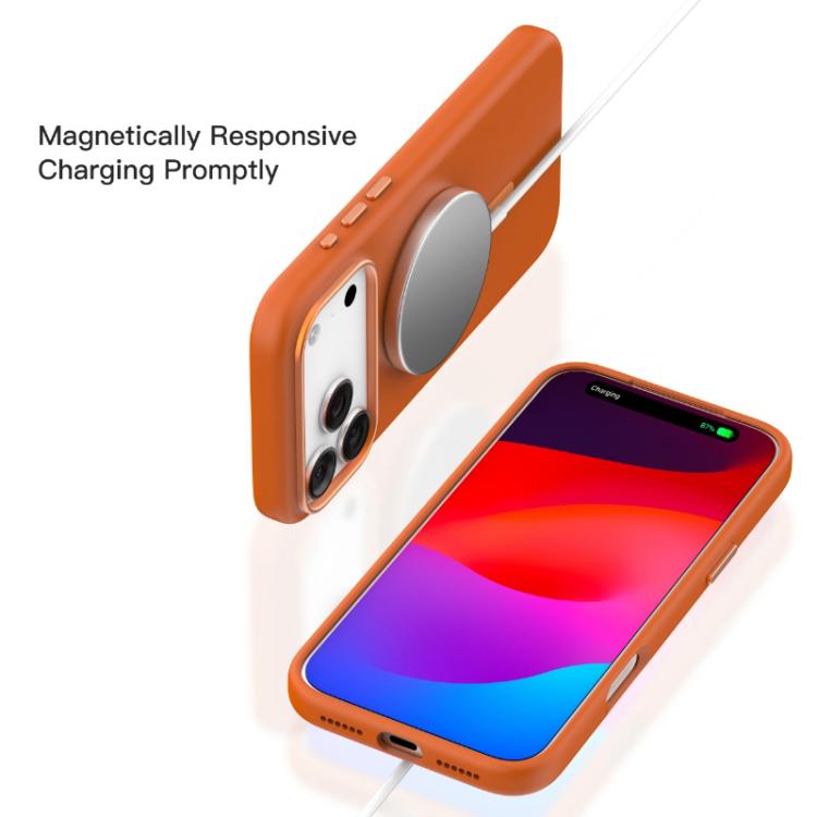 Custodia silicone liquido MagSafe per iPhone 17 Pro Max