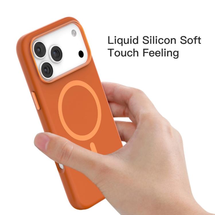 Custodia silicone liquido MagSafe per iPhone 17 Pro Max