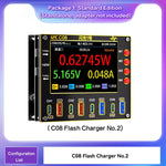 Caricabatterie flash i2c C08 con amperometro digitale