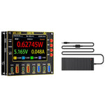 Caricabatterie flash i2c C08 con amperometro digitale