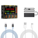 Caricabatterie flash i2c C08 con amperometro digitale