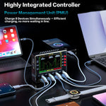 Caricabatterie flash i2c C08 con amperometro digitale