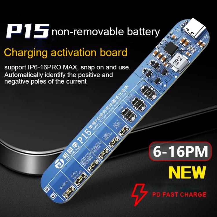 Scheda di attivazione per la ricarica della batteria senza smontaggio JTX P15 con ricarica PD per iPhone 6-16 Pro Max, JTX P15