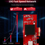 COMFAST CF-P100 10G PCI-E Network Card, CF-P100