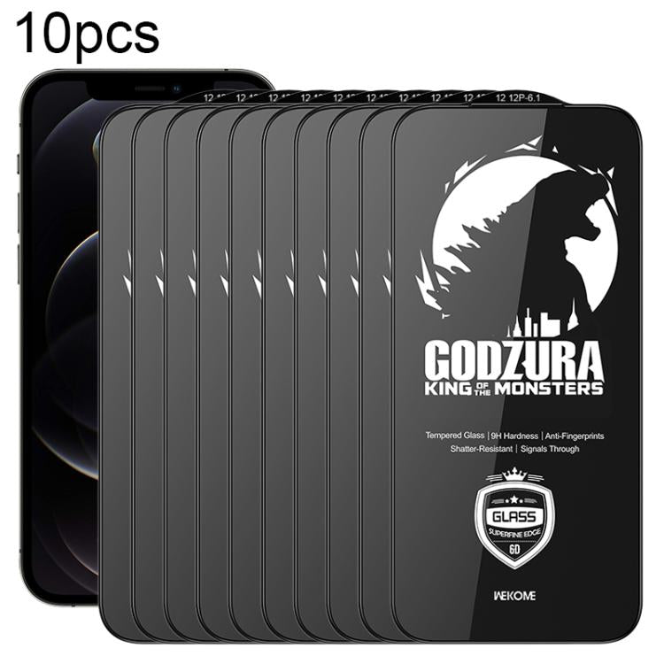 WK WTP-124 10 pezzi Pellicola in vetro temperato HD a schermo intero con bordo ultra sottile e curvatura 6D, For iPhone 17 Pro Max, For iPhone 17 Pro, For iPhone 16 Pro / 17, For iPhone Air, For iPhone 16 Pro Max, For iPhone 16 Plus / 15 Plus          ...