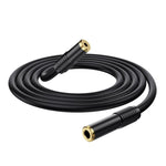 3.5mm Dual-channel Female to 6.35mm Dual-channel Female Stereo Audio Cable, 0.5m, 1.8m, 3m