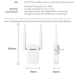 COMFAST CF-WR301S V3 300Mbps Wireless Repeater Router WiFi Signal Amplifier, EU Plug, US Plug, UK Plug, AU Plug