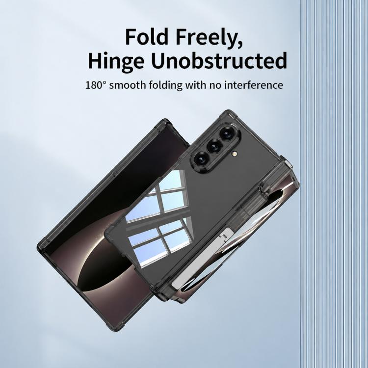 Custodia per telefono GKK con cerniera airbag integrata e copertura completa, con supporto/portapenna (penna non inclusa)., For Galaxy Z Fold8 Ultra 5G, For Samsung Galaxy Z Fold7 5G