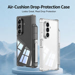 Custodia per telefono GKK con cerniera airbag integrata e copertura completa, con supporto/portapenna (penna non inclusa)., For Galaxy Z Fold8 Ultra 5G, For Samsung Galaxy Z Fold7 5G