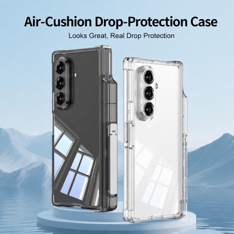 Custodia per telefono GKK con cerniera airbag integrata e copertura completa, con supporto/portapenna (penna non inclusa)., For Galaxy Z Fold8 Ultra 5G, For Samsung Galaxy Z Fold7 5G