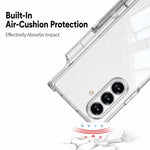Custodia per telefono GKK con cerniera airbag integrata e copertura completa, con supporto/portapenna (penna non inclusa)., For Galaxy Z Fold8 Ultra 5G, For Samsung Galaxy Z Fold7 5G