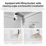Telecamera intelligente Xiaomi Mijia originale con doppia lente PTZ a 360 gradi, rilevamento AI, 5 MP, WiFi 6, per la sicurezza domestica e compatibile con l'app Mi Home., Xiaomi Mijia Smart Camera 4 Dual Lens