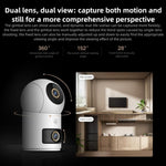 Telecamera intelligente Xiaomi Mijia originale con doppia lente PTZ a 360 gradi, rilevamento AI, 5 MP, WiFi 6, per la sicurezza domestica e compatibile con l'app Mi Home., Xiaomi Mijia Smart Camera 4 Dual Lens