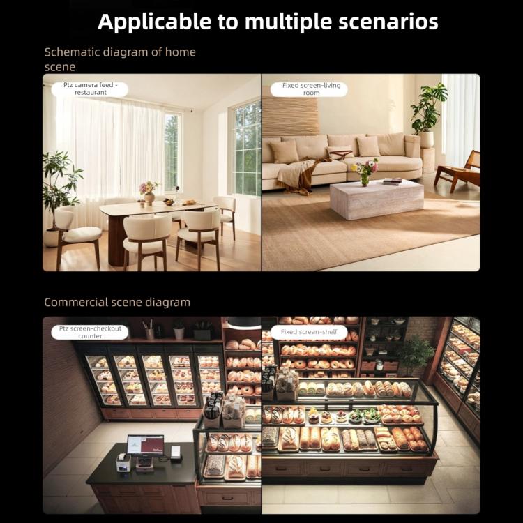 Telecamera intelligente Xiaomi Mijia originale con doppia lente PTZ a 360 gradi, rilevamento AI, 5 MP, WiFi 6, per la sicurezza domestica e compatibile con l'app Mi Home., Xiaomi Mijia Smart Camera 4 Dual Lens