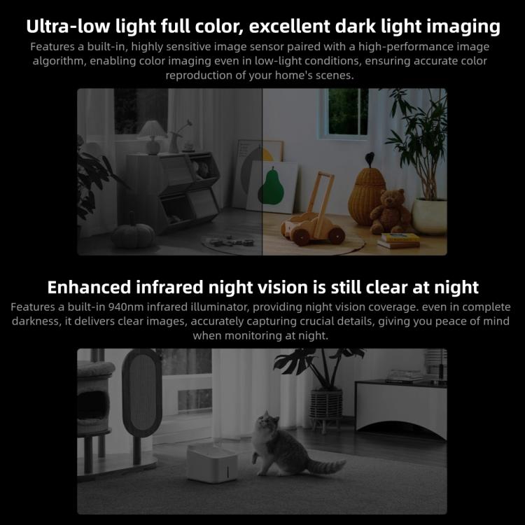 Telecamera intelligente Xiaomi Mijia originale con doppia lente PTZ a 360 gradi, rilevamento AI, 5 MP, WiFi 6, per la sicurezza domestica e compatibile con l'app Mi Home., Xiaomi Mijia Smart Camera 4 Dual Lens
