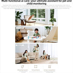 Telecamera intelligente Xiaomi Mijia originale con doppia lente PTZ a 360 gradi, rilevamento AI, 5 MP, WiFi 6, per la sicurezza domestica e compatibile con l'app Mi Home., Xiaomi Mijia Smart Camera 4 Dual Lens