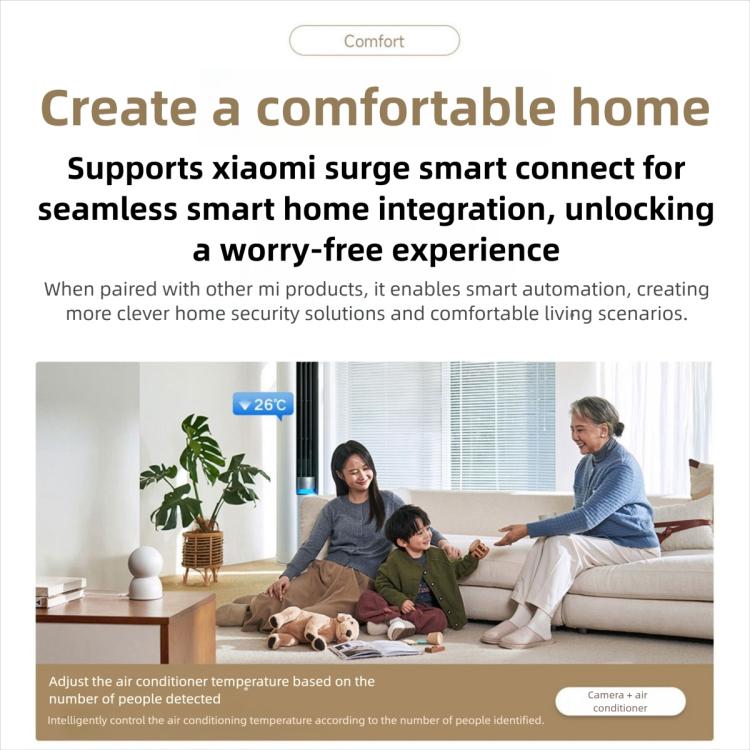 Telecamera intelligente Xiaomi originale 4 4K Dual-band Wi-Fi 6 8MP HDR Tracciamento AI Visione notturna Audio bidirezionale Sicurezza domestica Baby monitor Telecamera per animali domestici, Xiaomi Smart Camera 4 4K