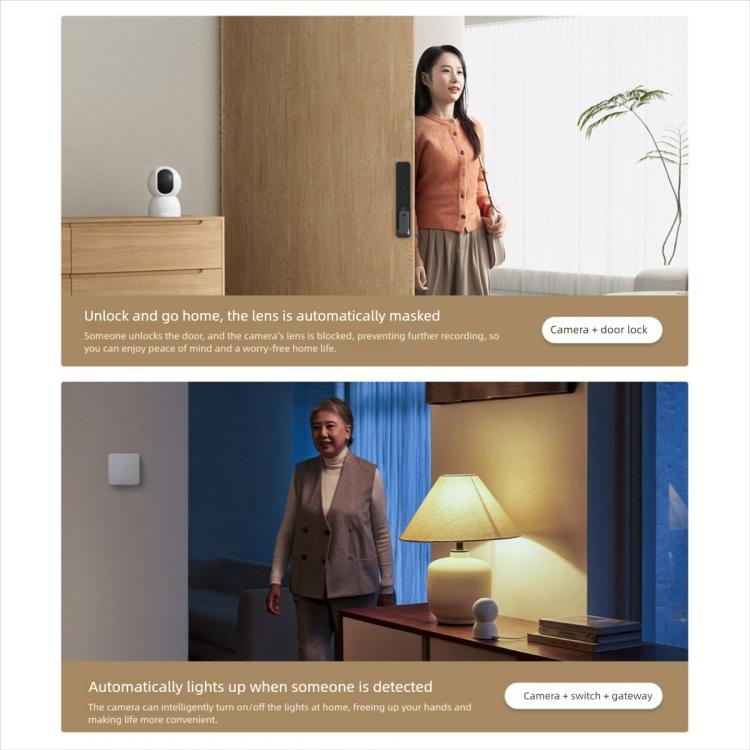Telecamera intelligente Xiaomi originale 4 4K Dual-band Wi-Fi 6 8MP HDR Tracciamento AI Visione notturna Audio bidirezionale Sicurezza domestica Baby monitor Telecamera per animali domestici, Xiaomi Smart Camera 4 4K