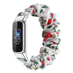 Cinturino per orologio xDfind in poliestere elastico a forma di ghirlanda per Fitbit Luxe, S, L