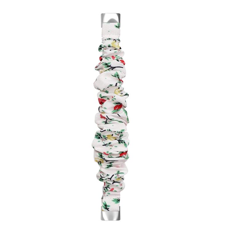 Cinturino per orologio xDfind in poliestere elastico a forma di ghirlanda per Fitbit Luxe, S, L