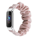 Cinturino per orologio xDfind in poliestere elastico a forma di ghirlanda per Fitbit Luxe, S, L