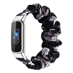 Cinturino per orologio xDfind in poliestere elastico a forma di ghirlanda per Fitbit Luxe, S, L