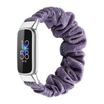 Cinturino per orologio xDfind in poliestere elastico a forma di ghirlanda per Fitbit Luxe, S, L