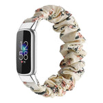 Cinturino per orologio xDfind in poliestere elastico a forma di ghirlanda per Fitbit Luxe, S, L