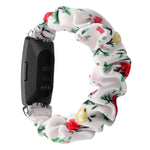 Cinturino per orologio xDfind in poliestere elastico a forma di ghirlanda per Fitbit Inspire, S, L