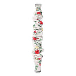 Cinturino per orologio xDfind in poliestere elastico a forma di ghirlanda per Fitbit Inspire, S, L